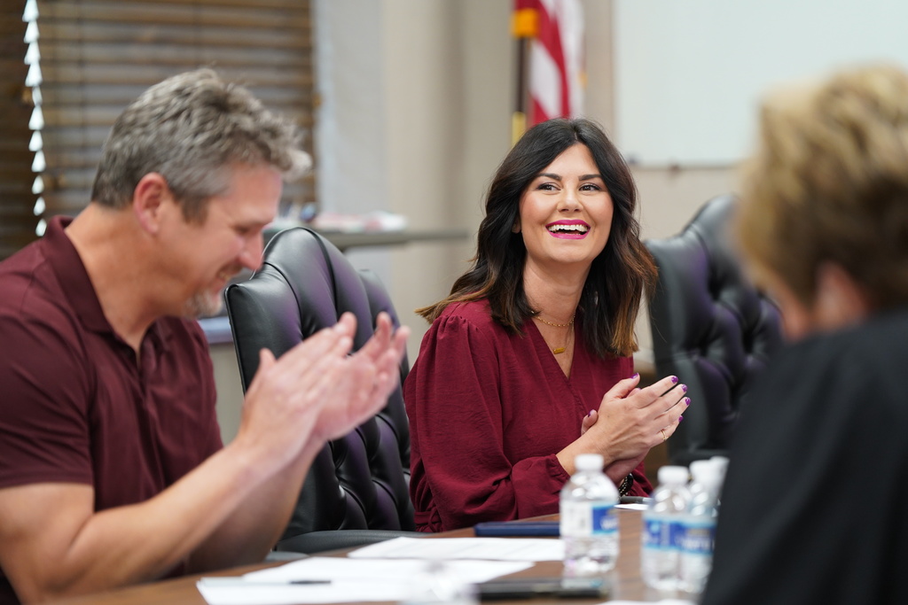 school board meeting