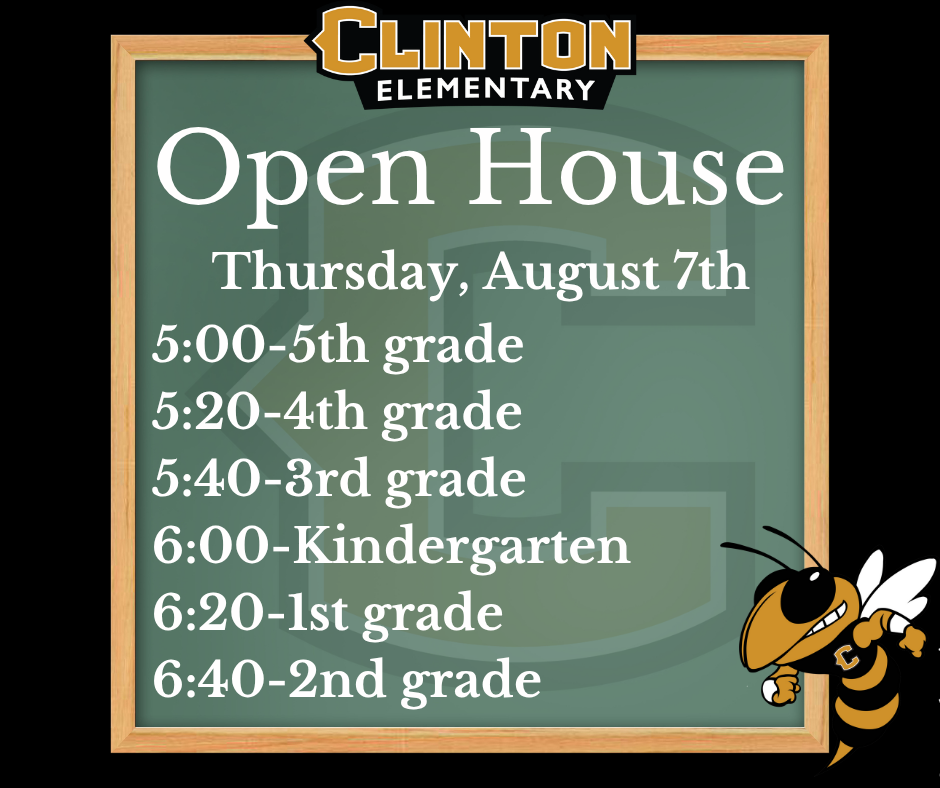 Open House Schedule