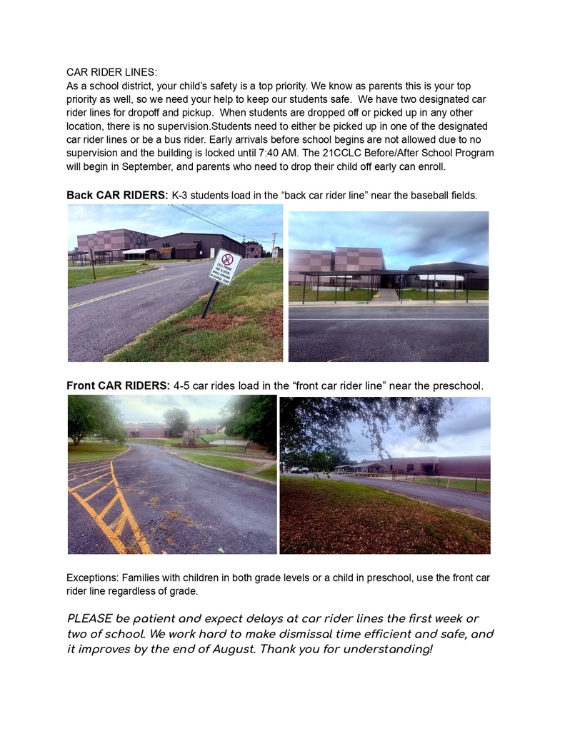 Car Rider Line Information