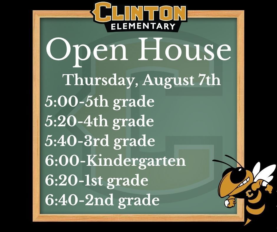 CES Open House Schedule