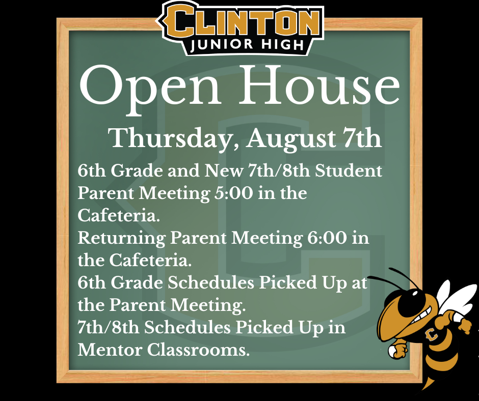 CJHS Open House Graphic