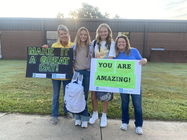 PJE Greeting Students