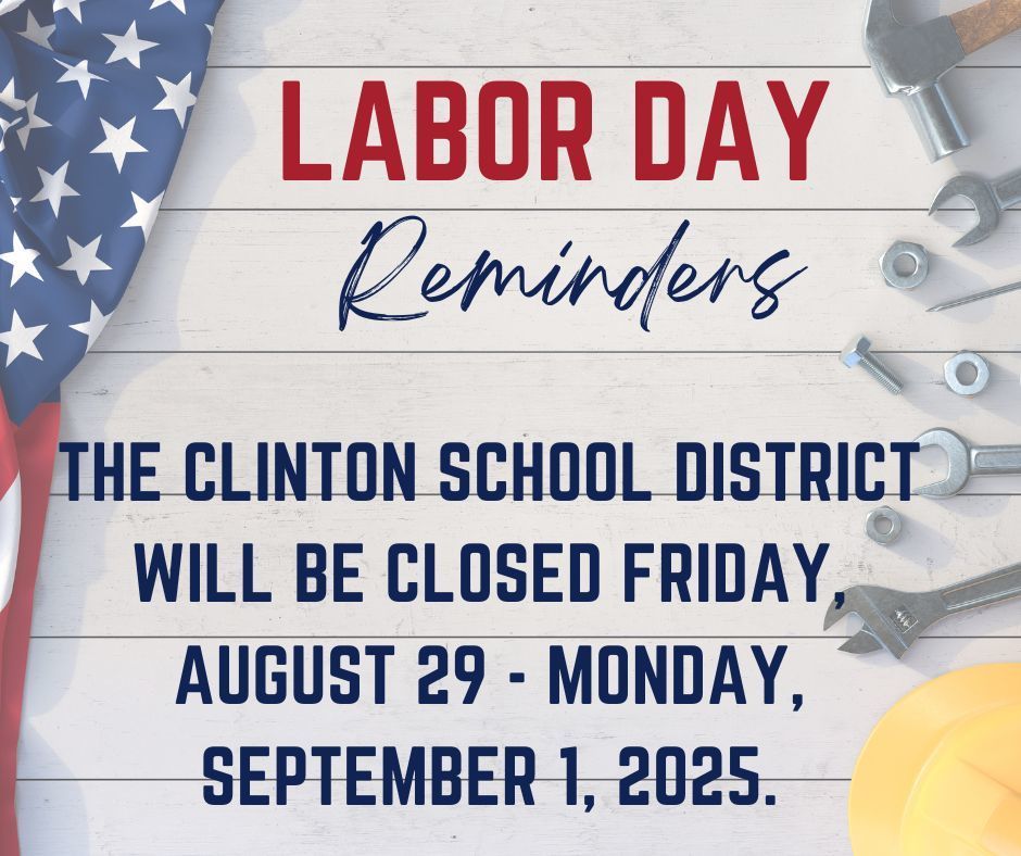 Labor Day Reminder Graphic