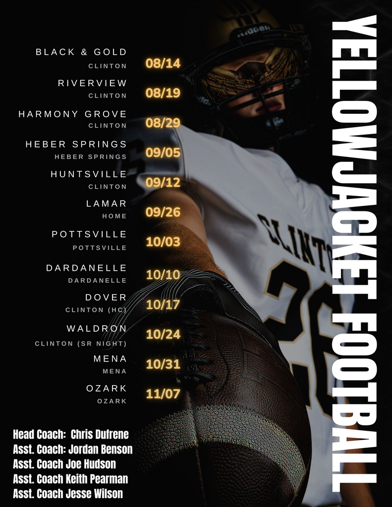 Yellowjacket football graphic