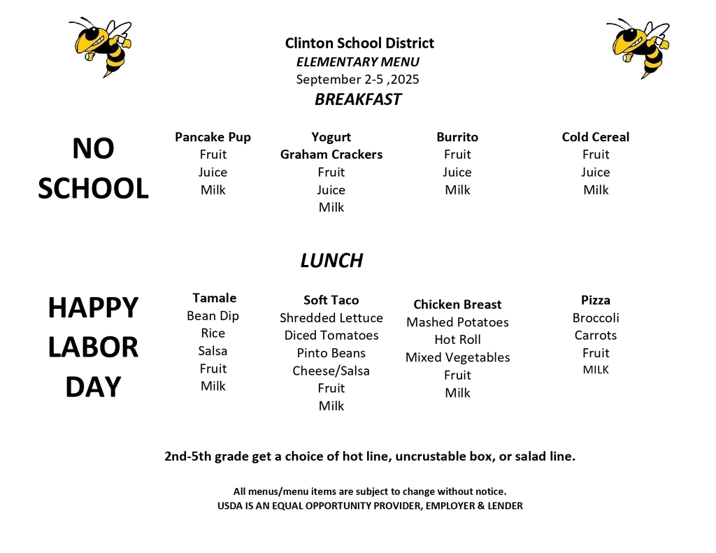 Lunch Menu