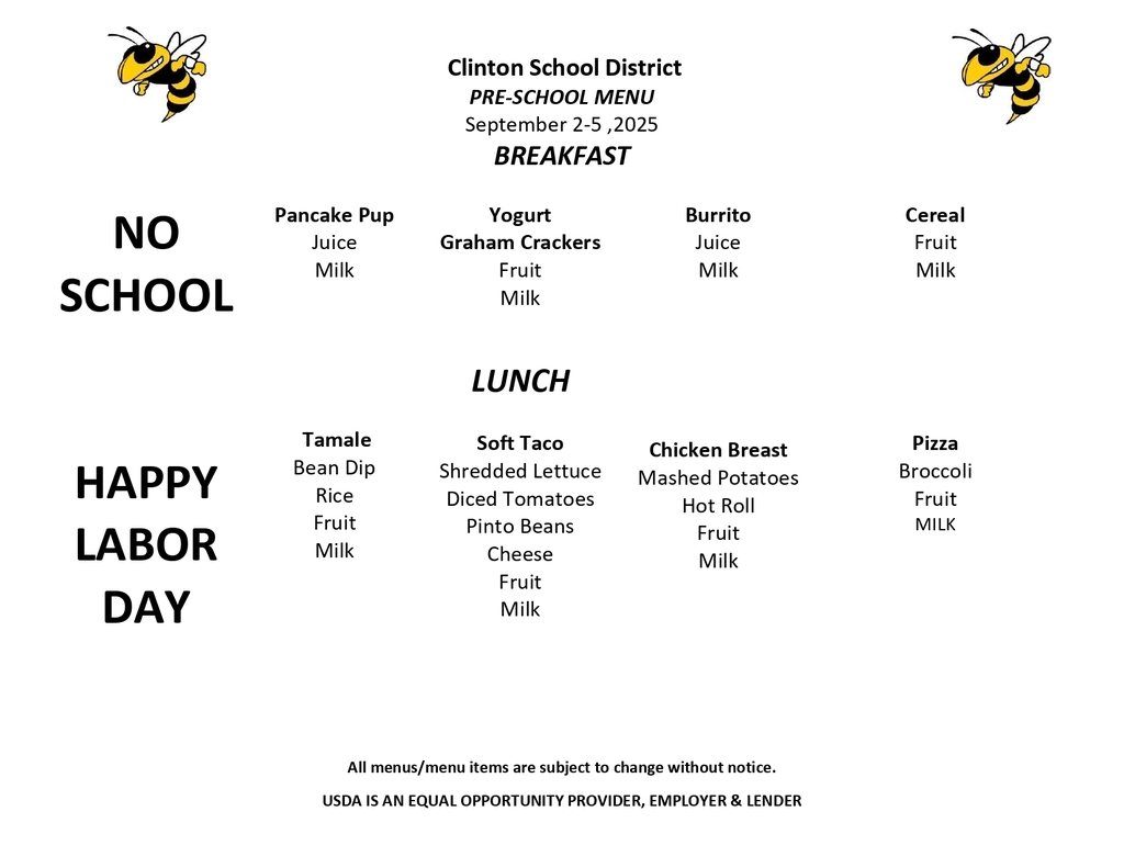 Lunch Menu