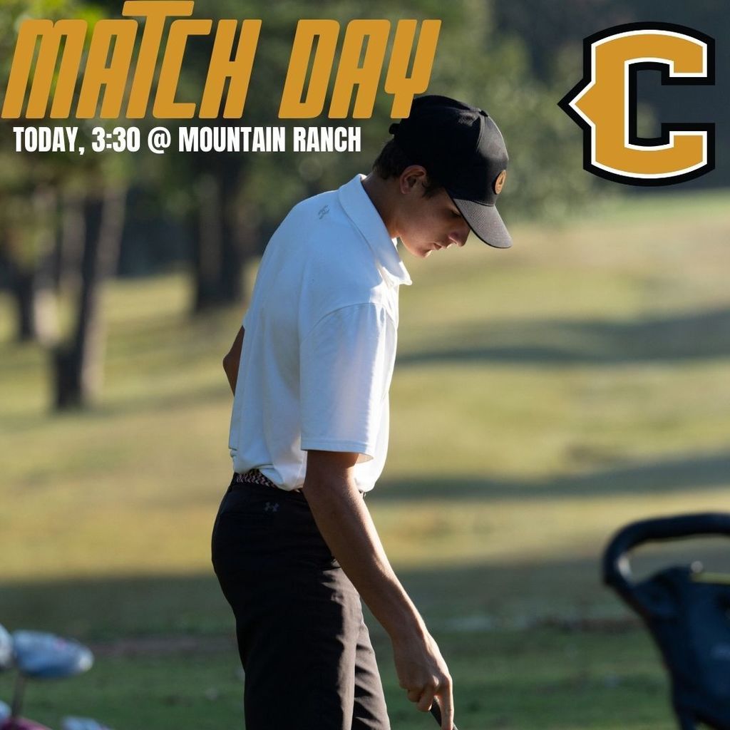 Golf match day graphic