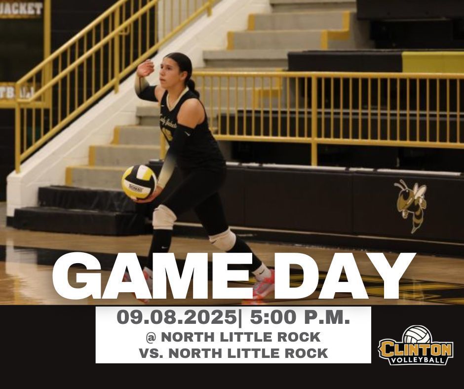 Volleyball game day graphic