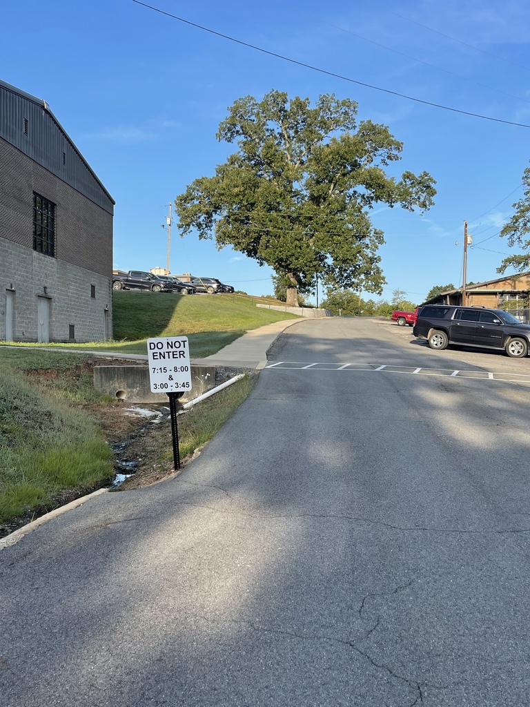 road to the do not enter sign