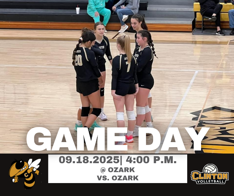 Volleyball game day graphic