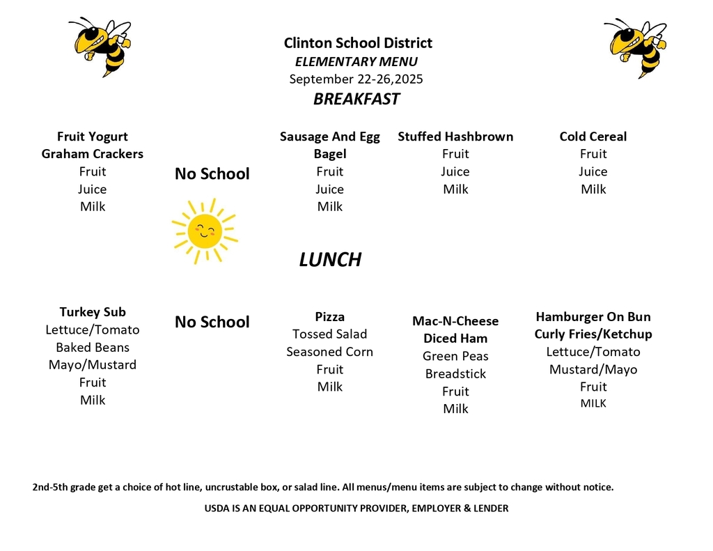 Lunch Menu