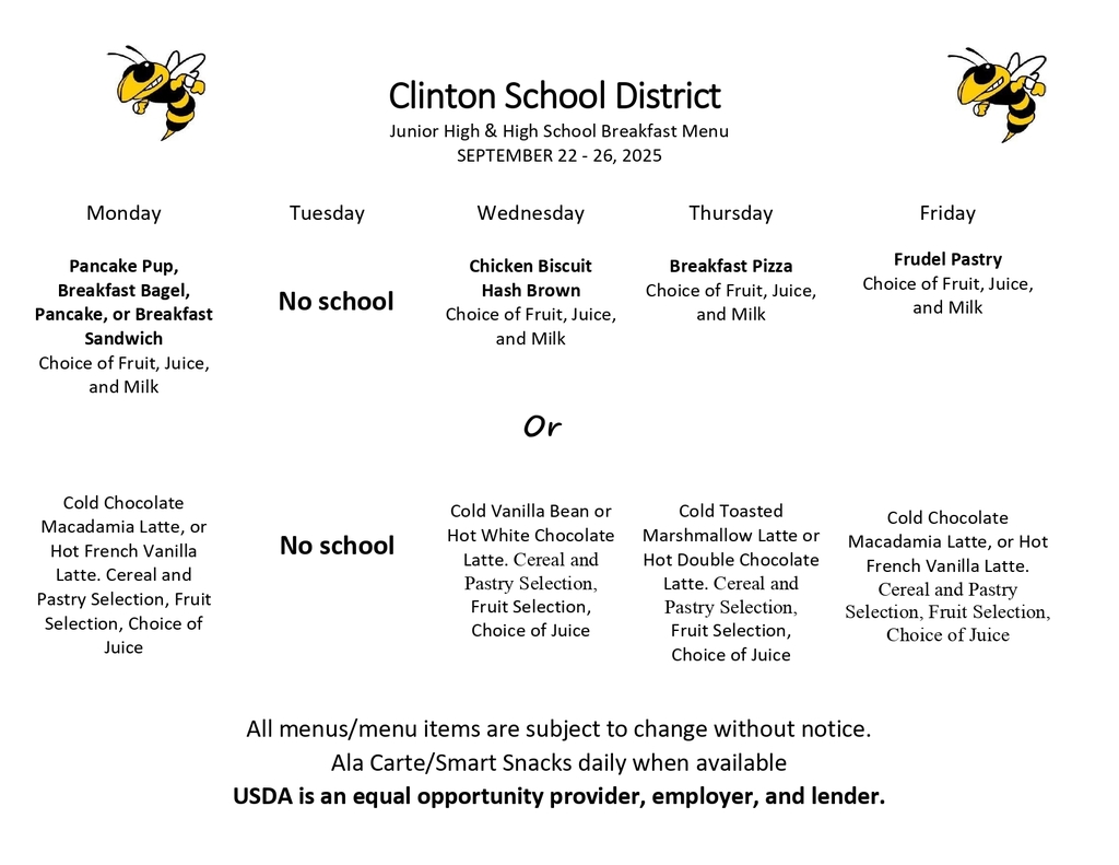 Lunch Menu