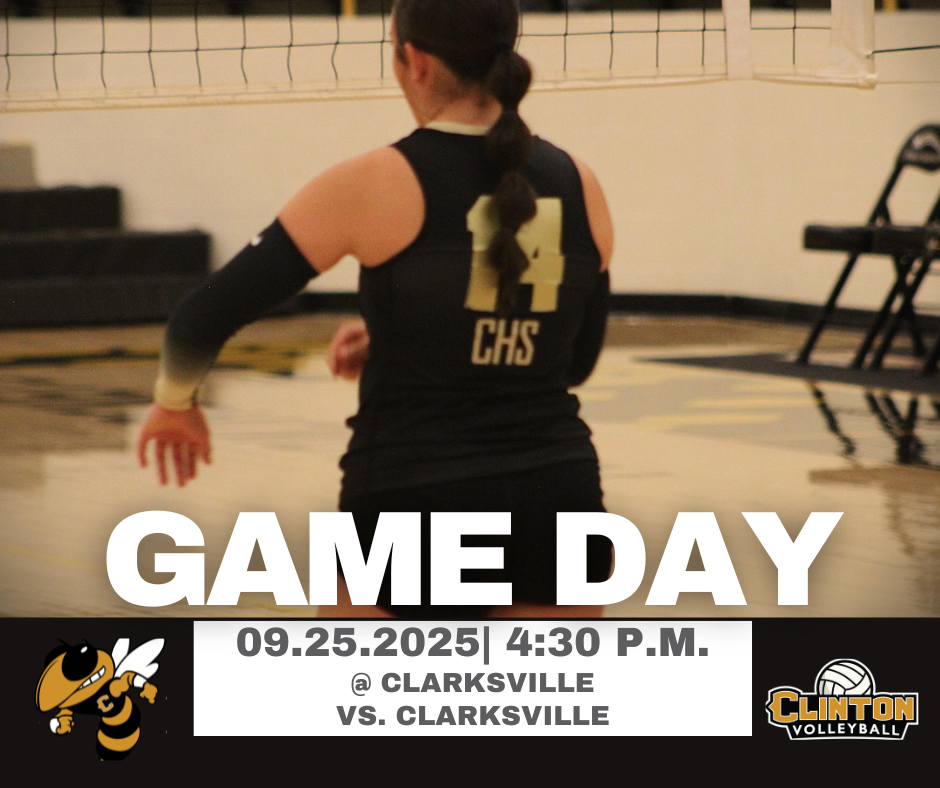 Volleyball game day graphic