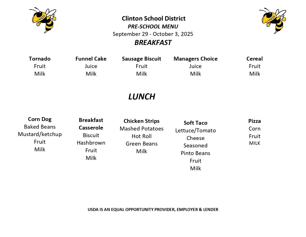 Lunch Menu