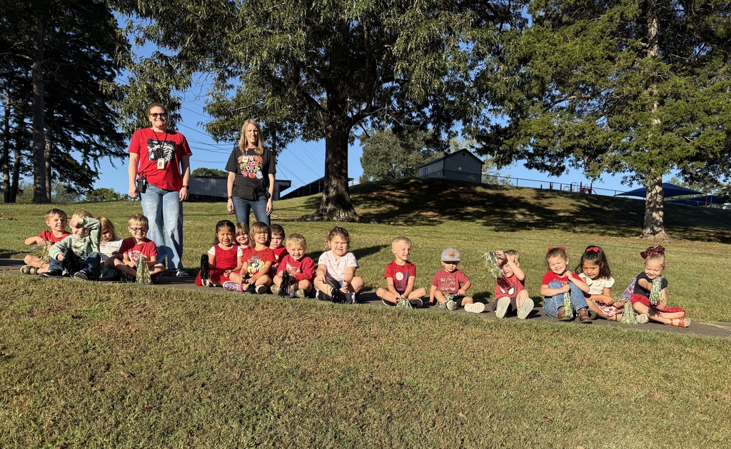 group of students wearing red