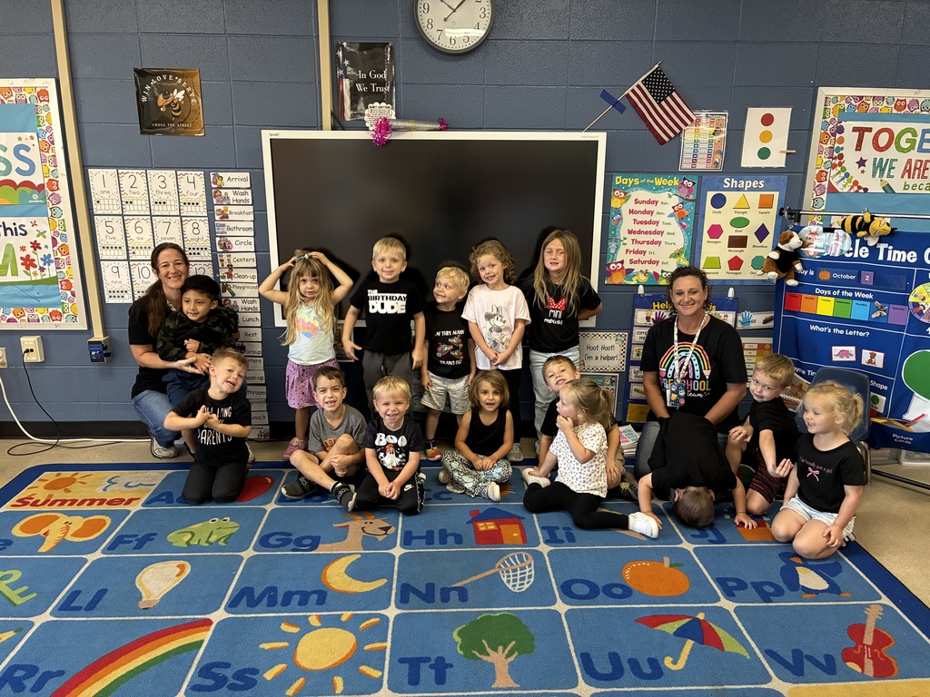 group of students wearing black