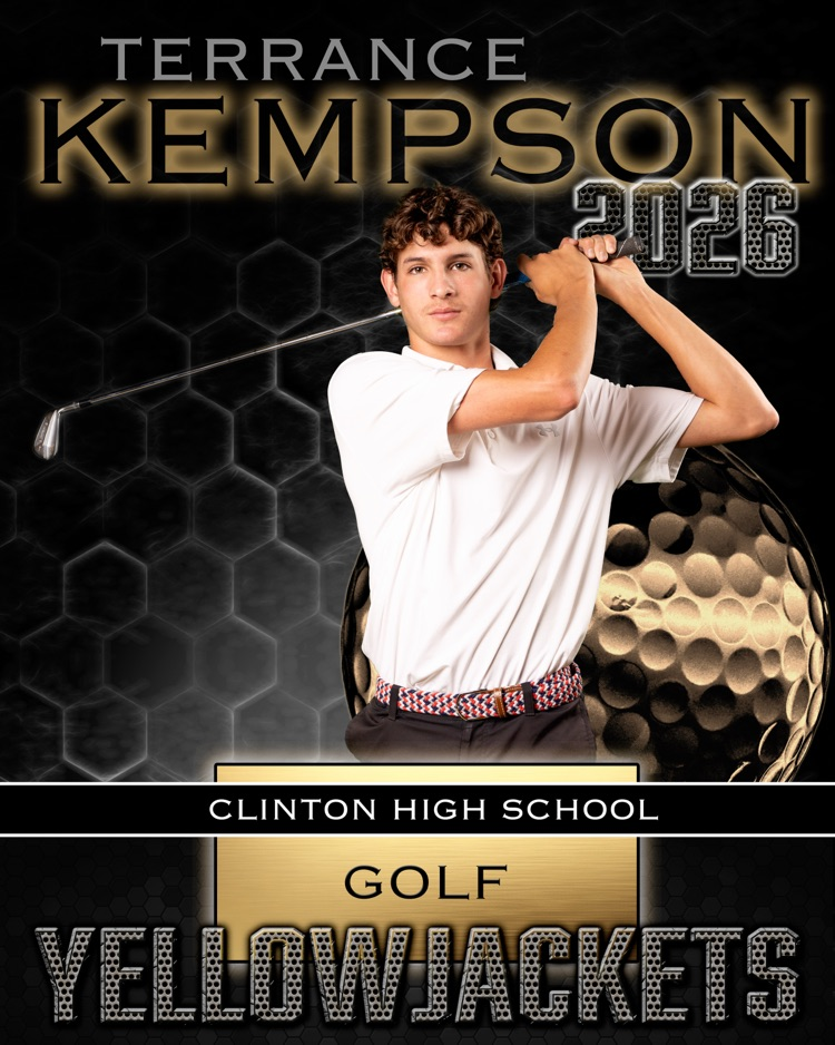 boy with a golf club