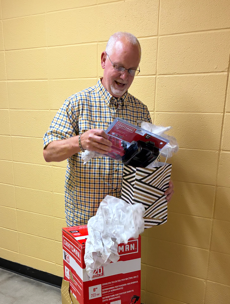 old man with a gift