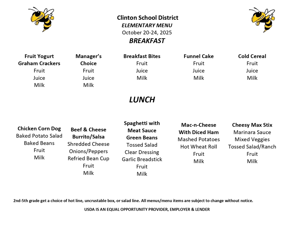 Lunch Menu