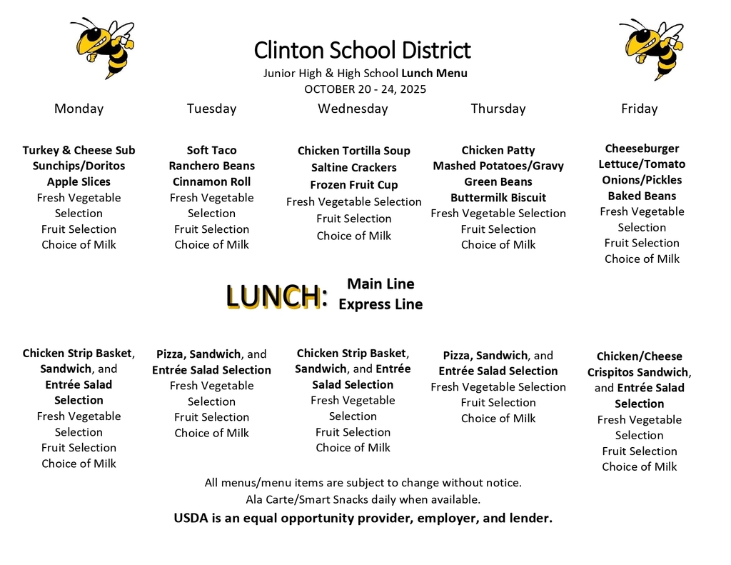 Lunch Menu