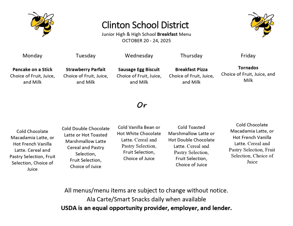 Lunch Menu