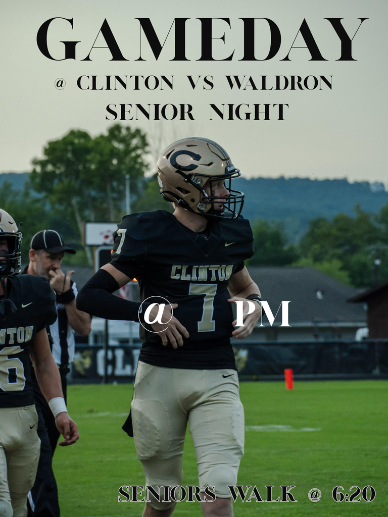 Game Day Graphic with football player