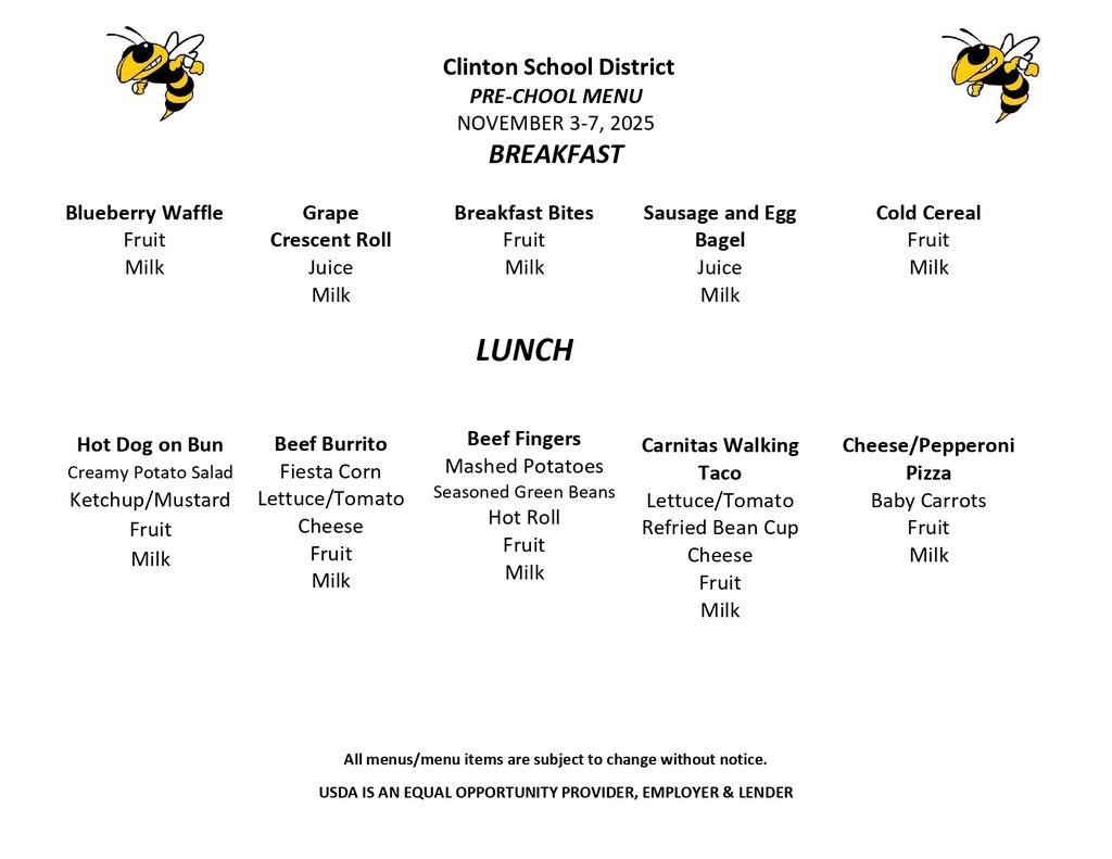 Lunch Menu