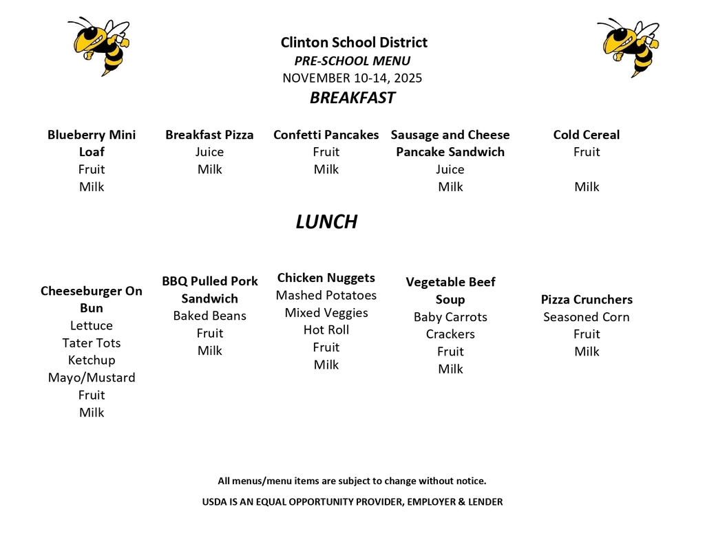 Lunch Menu