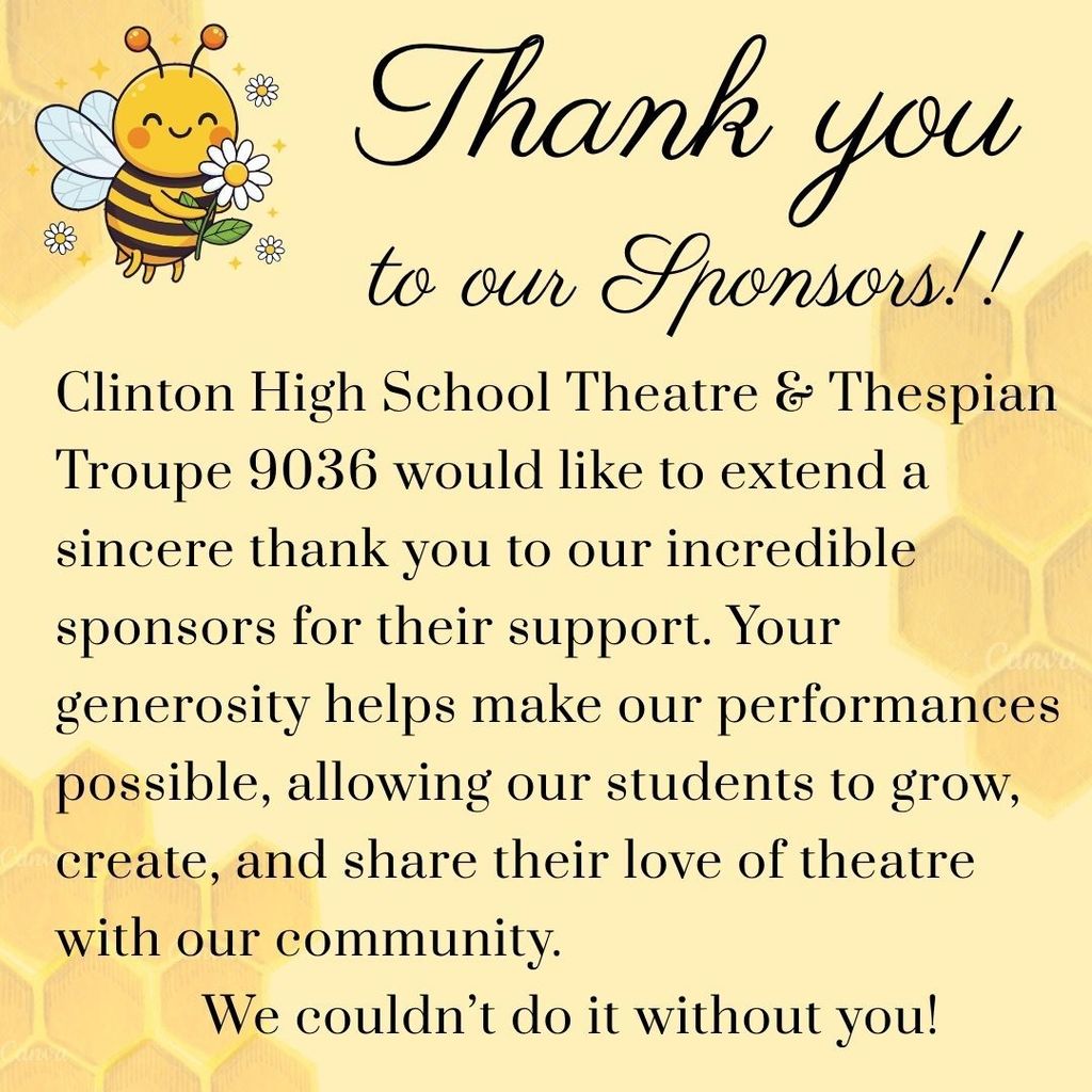 thank you note with a bee 