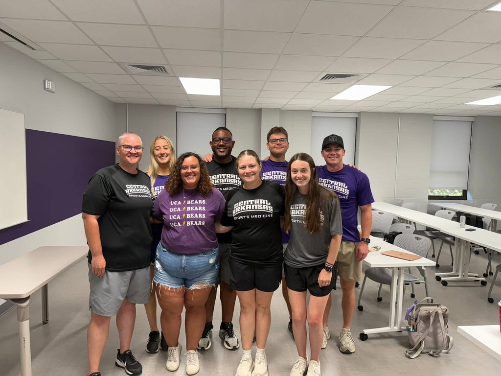 group of students standing