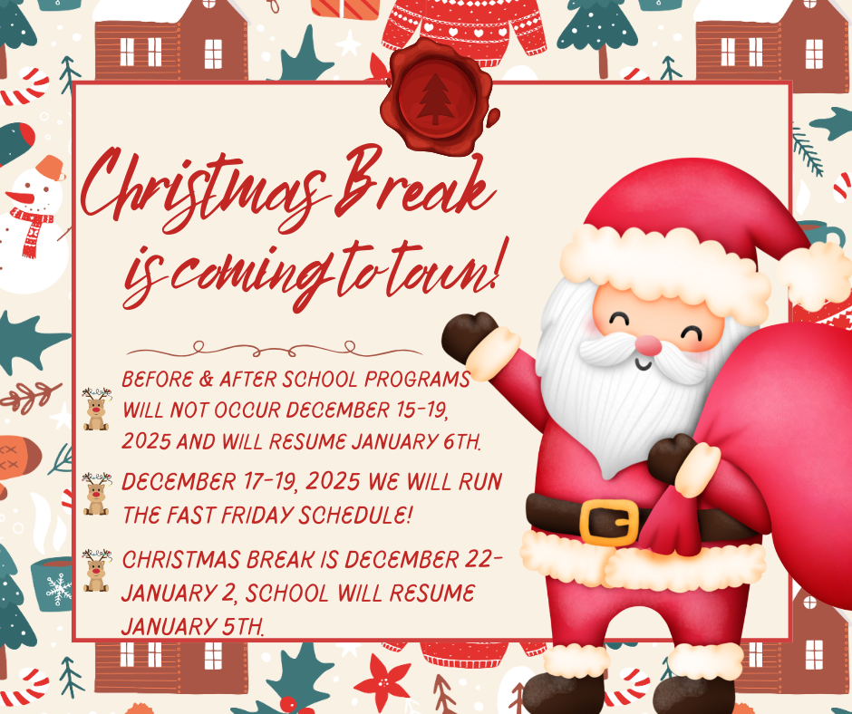 prek christmas break schedule
