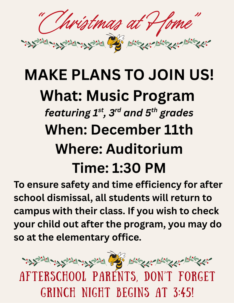 Christmas program flyer