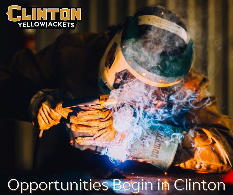 welding photos that says opportunities begin in clinton