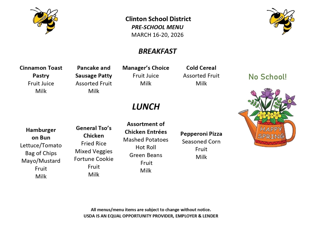 lunch menu