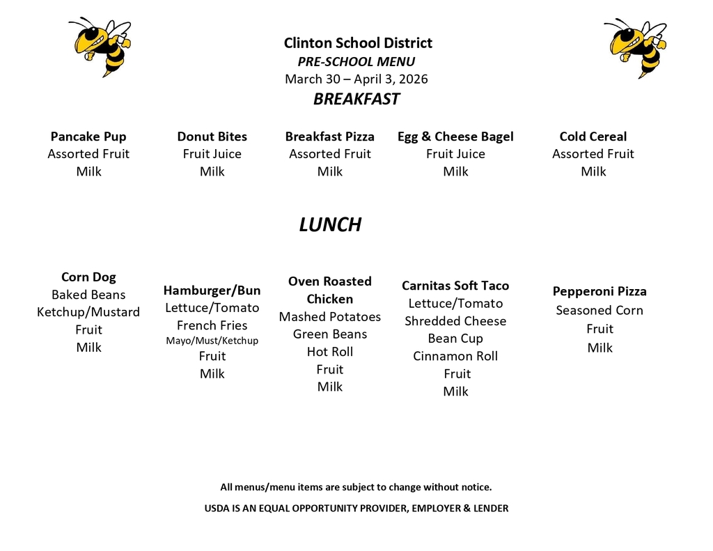 lunch menu