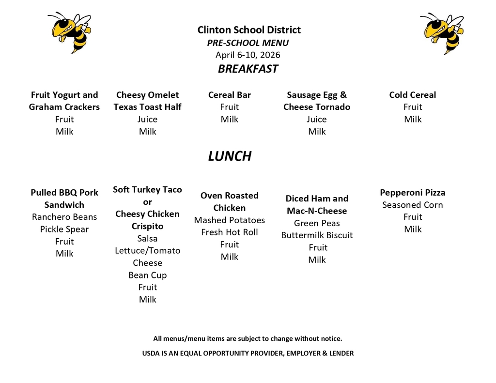 lunch menu