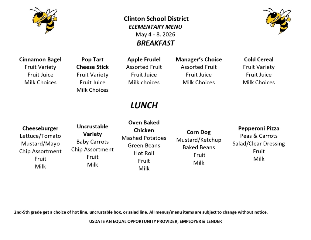 lunch menu