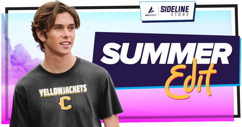 a guy in a yellowjackets tshirt