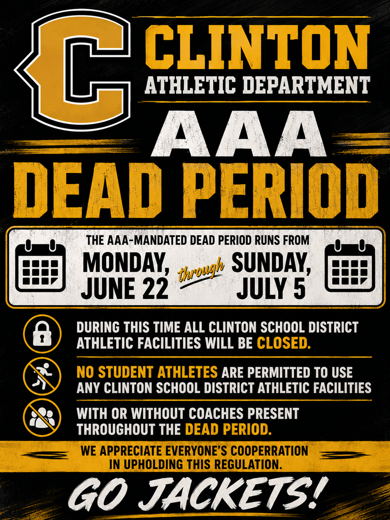 AAA Athletic Dead week graphic