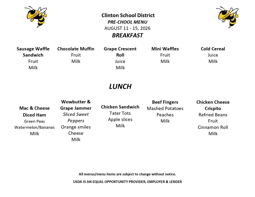 lunch menu