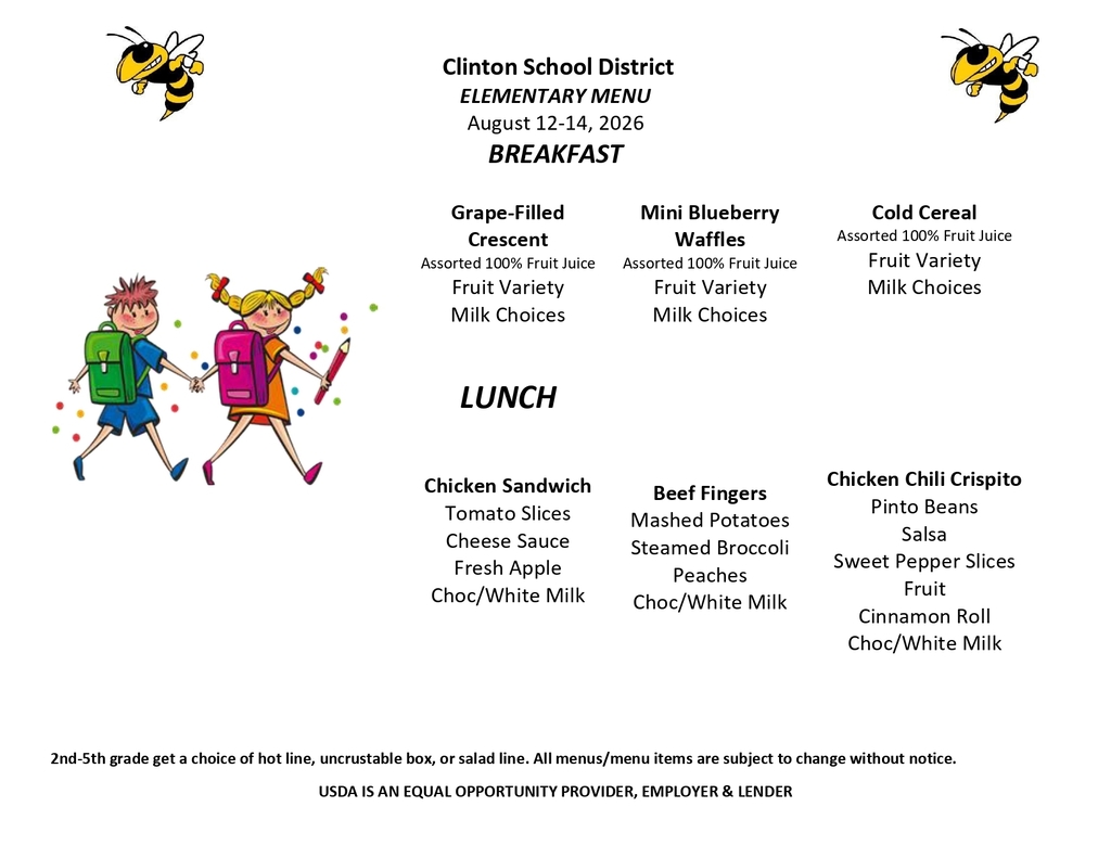 lunch menu