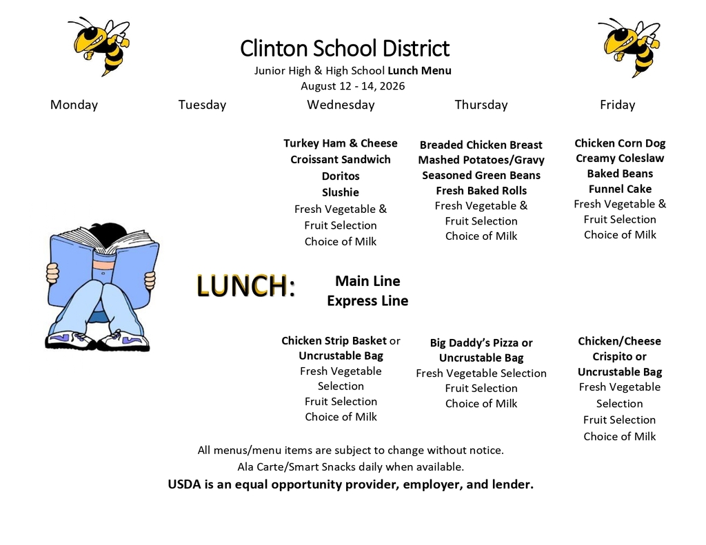 lunch menu