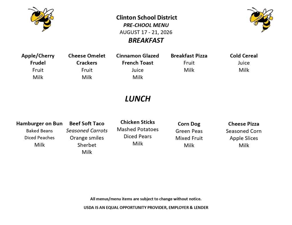 lunch menu