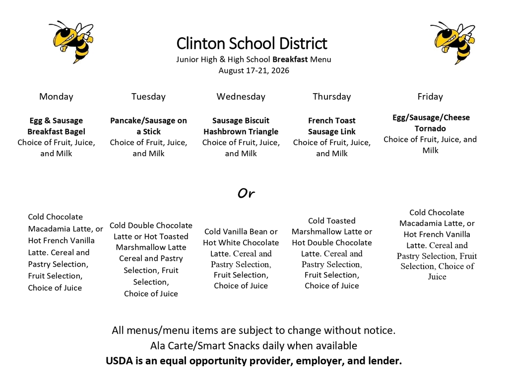 lunch menu