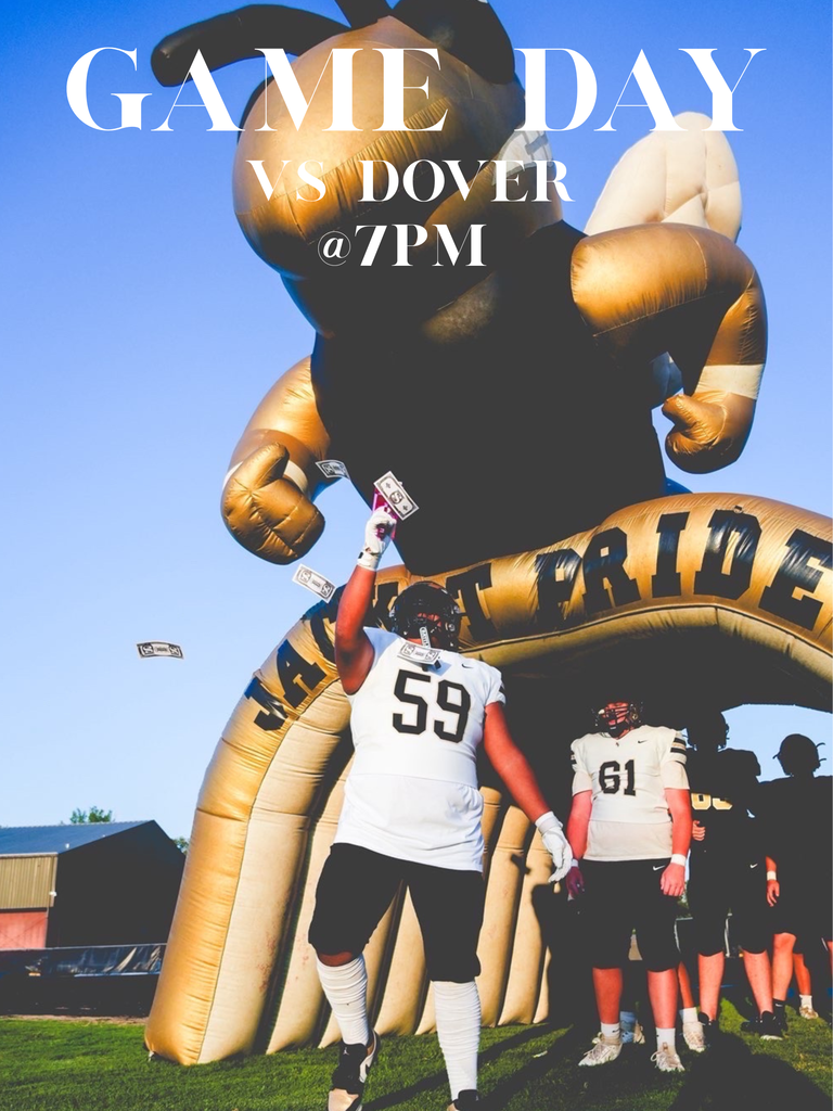 football game day with a football player with a money gun