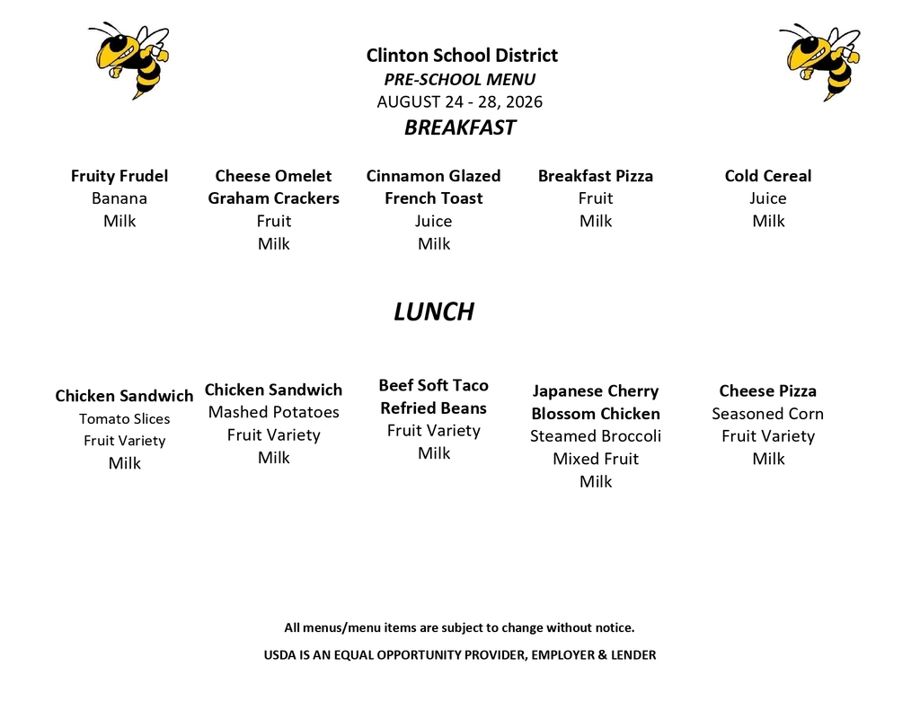 lunch menu