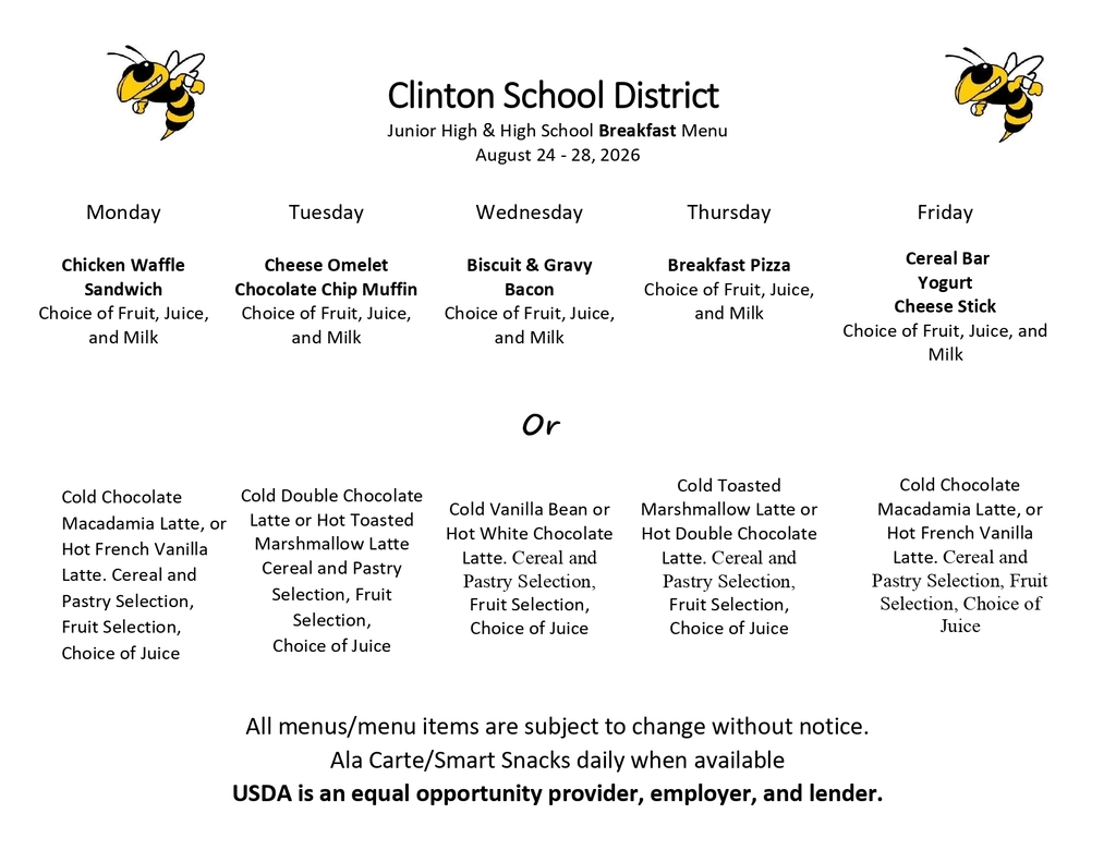lunch menu