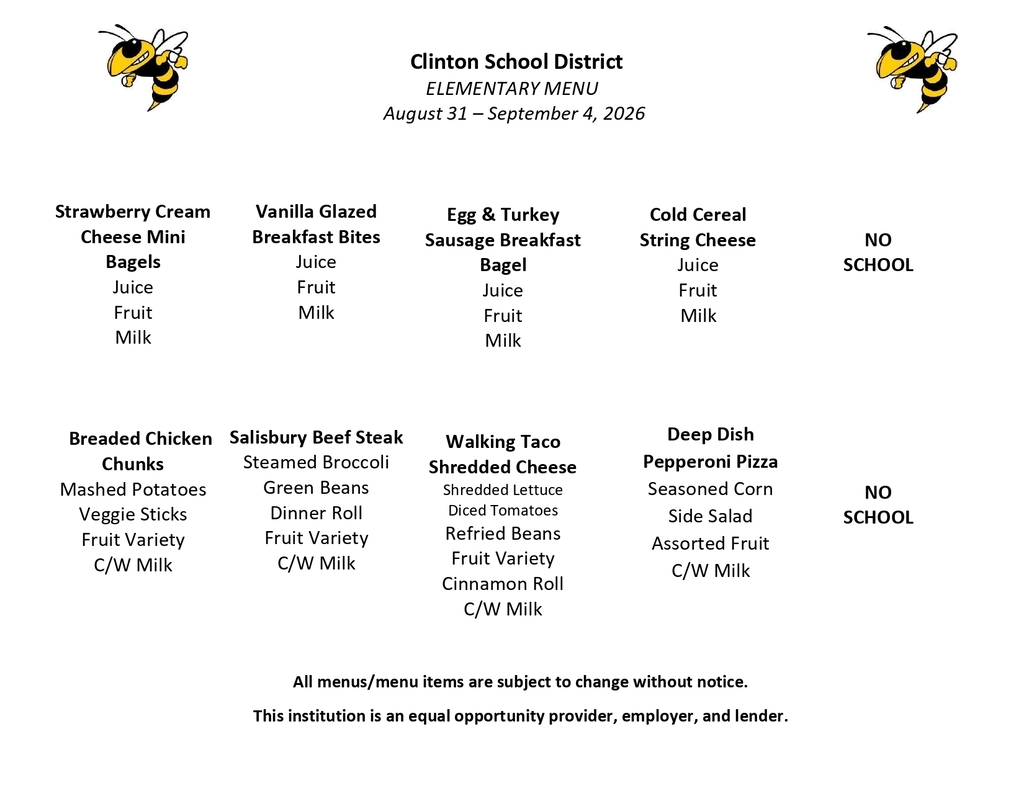 lunch menu