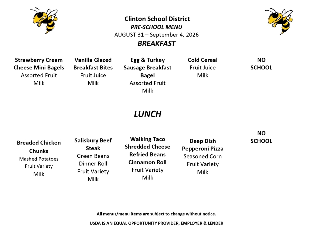 lunch menu