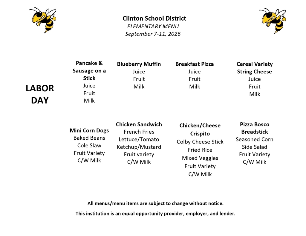 lunch menu